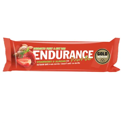 Baton Endurance Fruit Bar Capsuni, 40g, Gold Nutrition