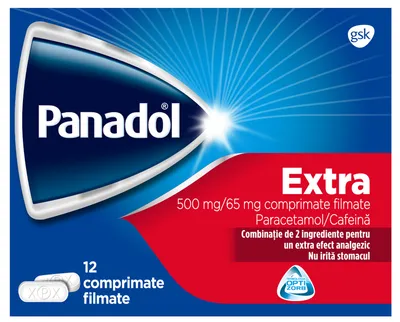 Panadol Extra, 12 comprimate, Haleon