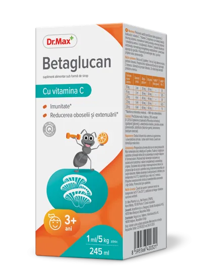 Dr. Max Betaglucan Sirop, 245ml