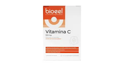 BIOEEL VITAMINA C 500MG 30 COMPRIMATE MASTICABILE