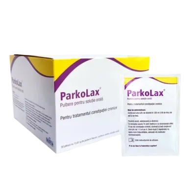 ParkoLax pulbere pentru solutie orala, 50 plicuri, Desitin