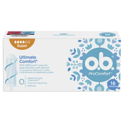 Tampoane Procomfort Super, 16 bucati, O.B.