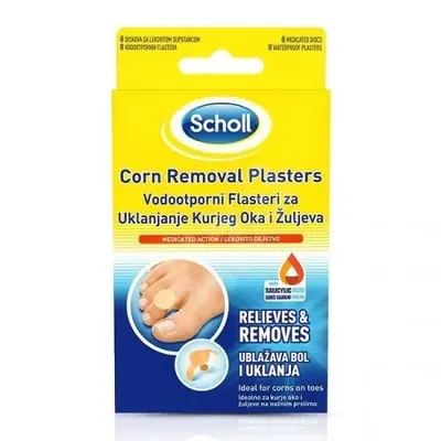 Plasturi pentru indepartarea bataturilor, 4 bucati, Scholl