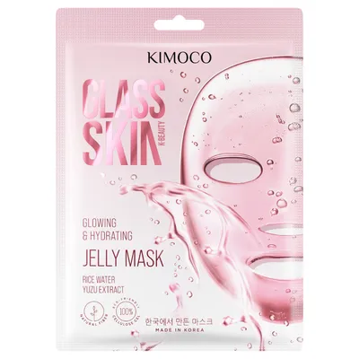Masca gel hidratanta si iluminatoare Glass Skin, 23 ml, Kimoco