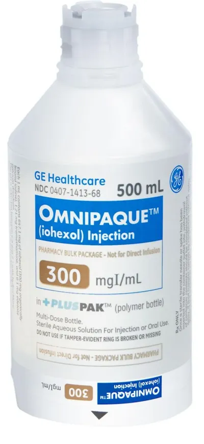 Omnipaque 300 mg I/ml solutie injectabila, 10 flacoane, GE Healthcare