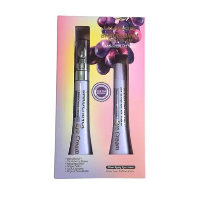 Crema pentru zona ochilor cu Bakuchinol, 2 x 20ml, LalaRecipe