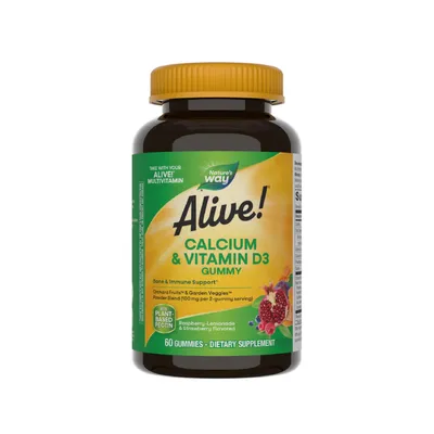 SECOM ALIVE CALCIUM + D3 GUMMIES 60BUC