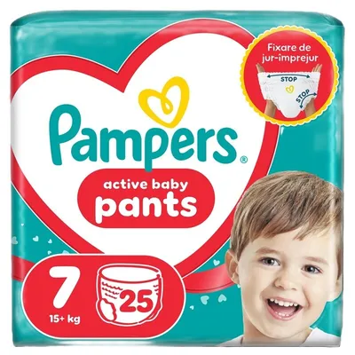 PAMPERS PANTS 17+KG 25 BUCATI MARIMEA 7