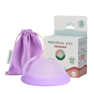 FEMIEKO DISC MENSTRUAL UNIVERSAL SAFE SOFT ANTIBACTERIAN MOV