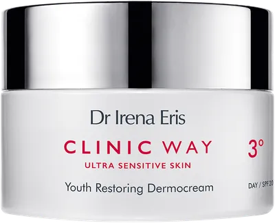 Crema de zi anti-aging netezire SPF20 Clinic Way 3°, 50ml, Dr. Irena Eris