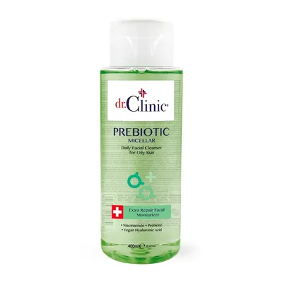 APA MICELARA CU PREBIOTIC PENTRU TEN GRAS 400ML DR CLINIC