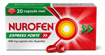Nurofen Express Forte 400 mg, 20 Capsule Moi, Reckitt