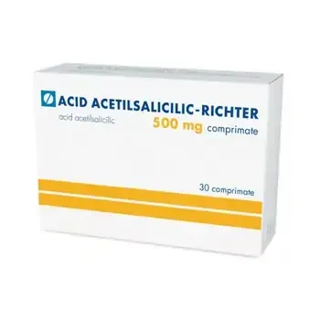 Acid acetilsalicilic-Richter, 500 mg, 30 comprimate, Gedeon Richter