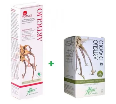 Artiglio Gheara diavolului 50 capsule + Artiglio Gheara diavolului unguent 50ml, Aboca
