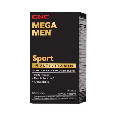 GNC MEGA MEN SPORT MULTIVITAMINE PENTRU BARBATI 180 CAPSULE