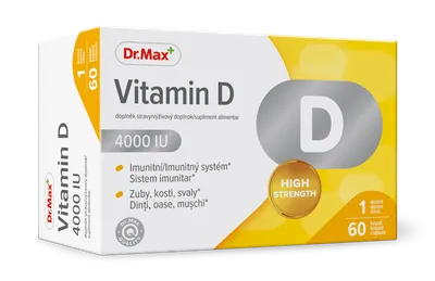 Dr. Max Vitamina D 4000UI, 60 capsule