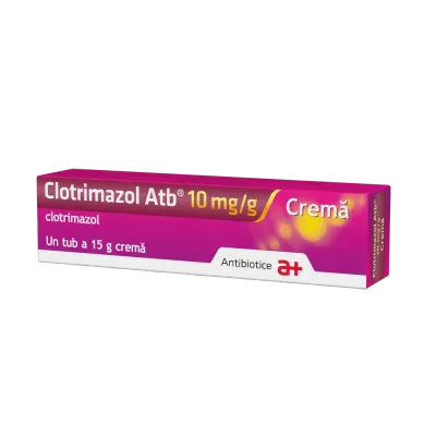 Clotrimazol 10mg/g Crema, 15 g, Antibiotice