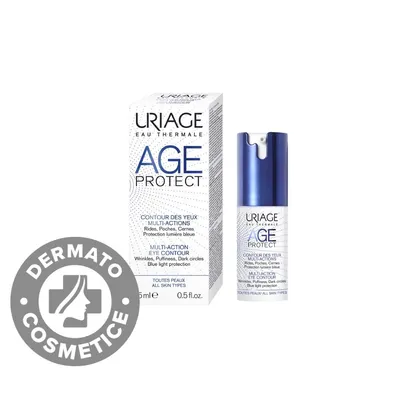Crema anti-aging pentru conturul ochilor Age Protect, 15 ml, Uriage