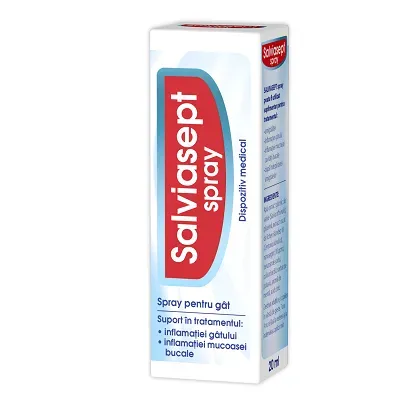 Salviasept Spray pentru gat, 20ml, Zdrovit