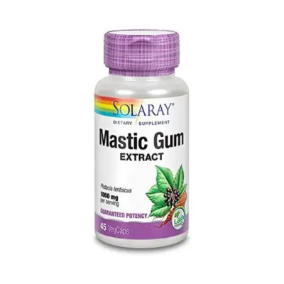 Mastic Gum Extract Solaray, 45 capsule vegetale, Secom