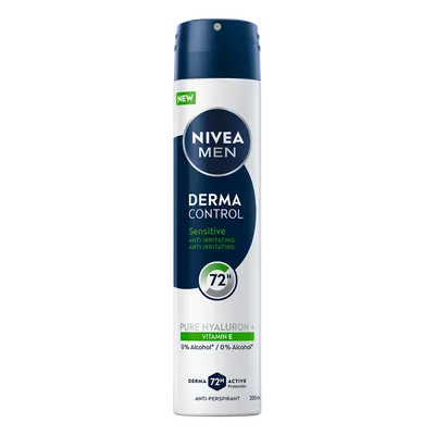 Deodorant spray pentru barbati Derma Control Sensitive, 200ml, Nivea