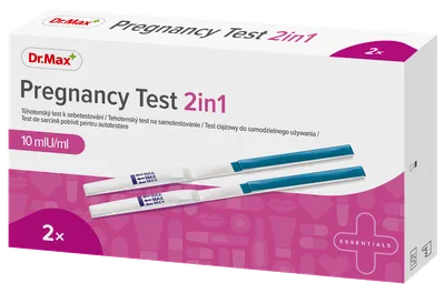 Dr. Max Test de sarcina 2 in 1, 2 bucati