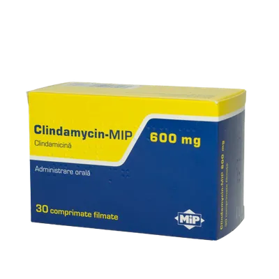 Clindamycin -Mip 600mg x 5blist x 6cpr.film.