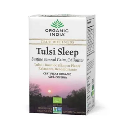 CEAI TULSI SLEEP PLANTE RELAXANTE RECONFORTANT SOMN CALM ODIHNITOR X 18 PLICURI