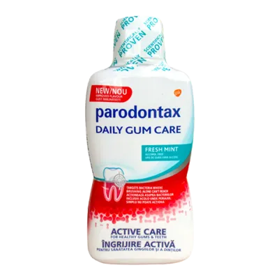 Apa de Gura Daily Gum Care Fresh Mint, 500ml, Parodontax