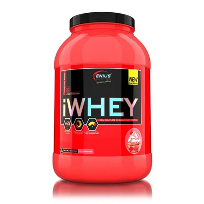 Pudra proteica cu aroma de cirese iWhey, 900g, Genius Nutrition