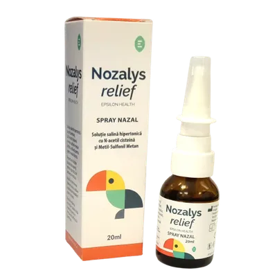 Spray nazal Nozalys relief, 20 ml, Epsilon Health