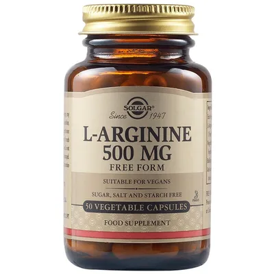SOLGAR L-ARGININE 500MG 50 CAPSULE
