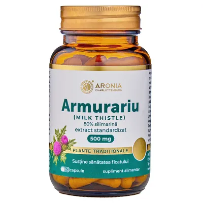 Armurariu Milk Thistle, 500 mg, 60 capsule, Aronia Charlottenburg
