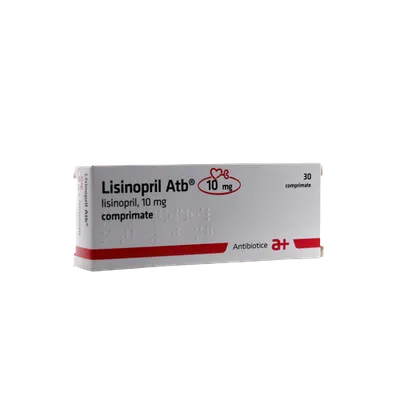 Lisinopril ATB 10 mg x 3 blistere x 10 comprimate
