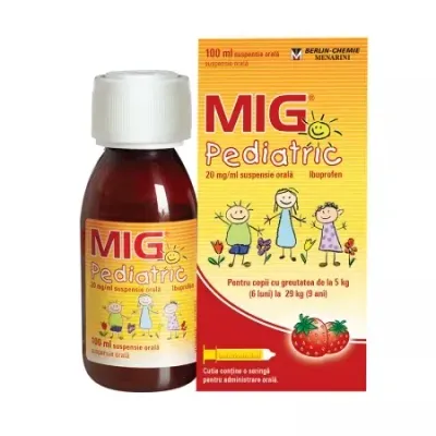 MIG Pediatric, 20 mg/ml suspensie orala, Berlin-Chemie