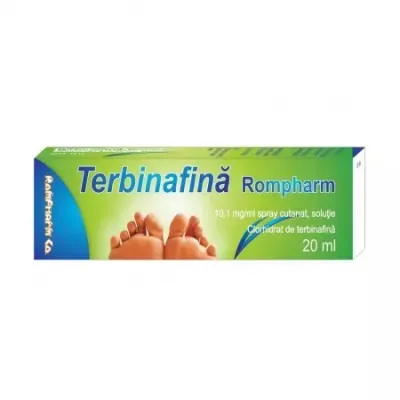 Terbinafina spray, 10.1mg/ml, Rompharm