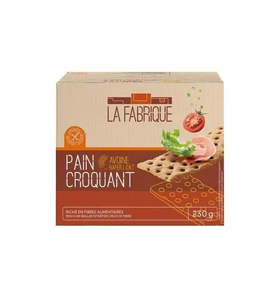 Paine crocanta cu ovaz, 230g, La Fabrique
