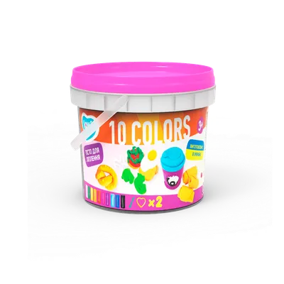 Set plastilina si accesorii pentru modelaj 10 culori pentru fete Lovin, 1 bucata, Oktoclay