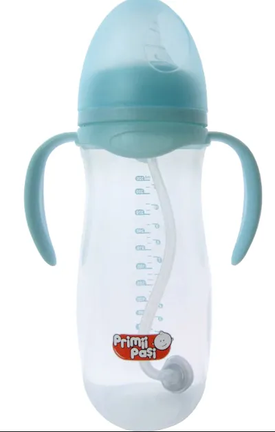 Biberon Gat Larg anticolici si cu manere moi, 320ml, Primii Pasi