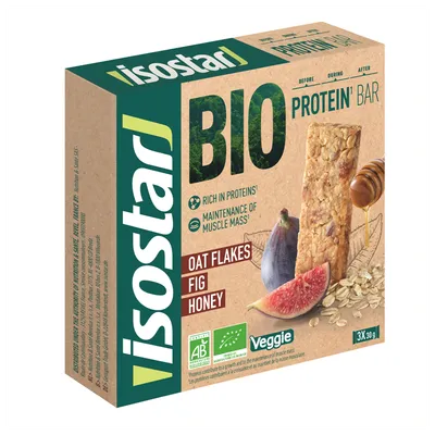 Baton proteic High Protein Bio, 3 x 30g, Isostar
