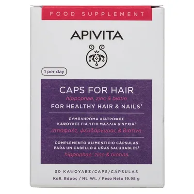 Apivita Capsule pentru caderea parului, 30 capsule