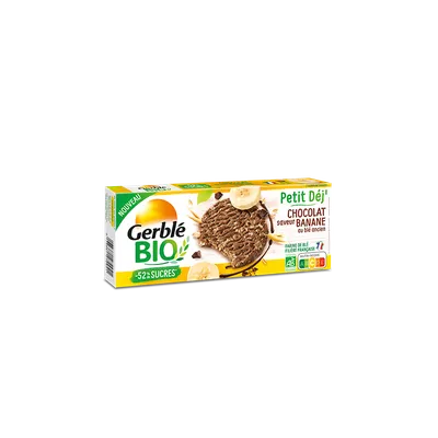 Biscuiti cu ciocolata si banane, 132g, Gerble Expert Dietetic