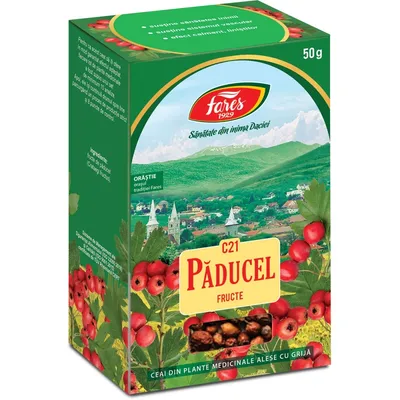 Ceai Paducel Fructe C21 – 50 g Fares