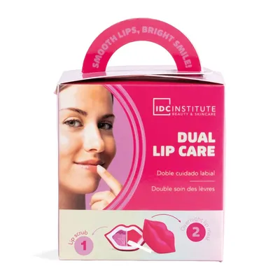 Kit pentru buze Exfoliant 23g + Masca de noapte 19g, IDC Institute