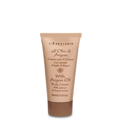 L'Erbolario Mini Crema de corp cu ulei de argan, 30ml