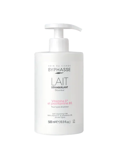Lapte demachiant pentru toate tipurile de ten, 500ml, Byphasse