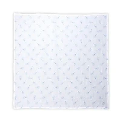 Scutec pled muselina 80cm x 80cm Aquatic Floral, 1 bucata, Lorelli
