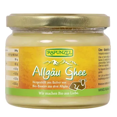 Grasime din unt Allgau Ghee ECO, 250g, Rapunzel