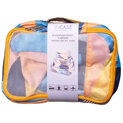 Set genti pentru haine, print, 4 bucati, Incase of Travel