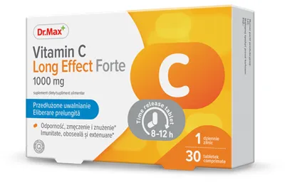 Dr. Max Vitamin C 1000mg Long Effect Forte, 30 comprimate
